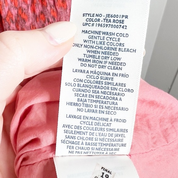 New with Tags Joie Women's Tea Rose Tiered Relaxed Fit Cotton Summer Maxi Dress - Picture 14 of 16